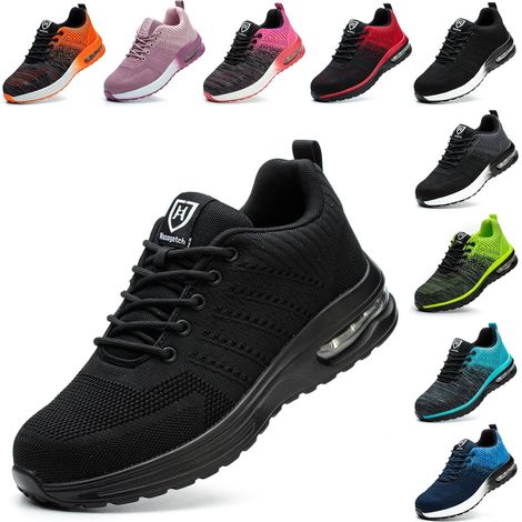 Chaussures de Sécurité Hommes Femmes Légère Basket Securite Confortable Antidérapante Chaussures de Travail Respirantes (1/5)