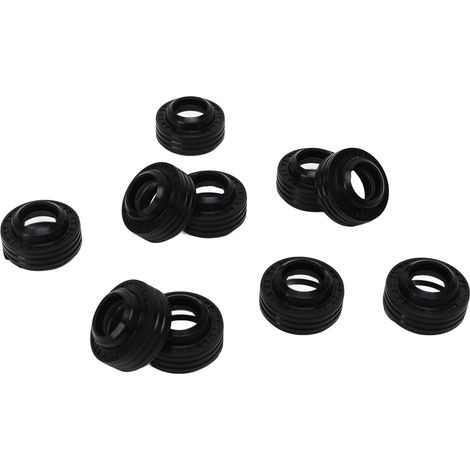 10PCS Joint d'étanchéité d'arbre compresseur AC caoutchouc noir rond Kit joint spi compresseur climatisation compatible 10S (1/5)