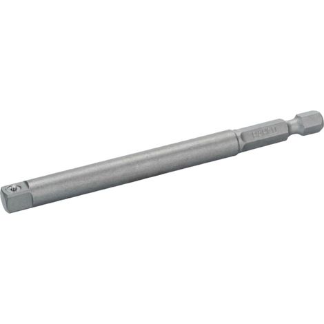 Bahco Verbindungsteil 1/4 Außensechskant auf 1/4 Außenvierkant 100 mm - Einzelverpackung (1/3)
