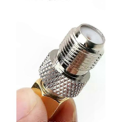 Adaptateur coaxial RF direct, connecteur F vers SMA femelle (1/5)