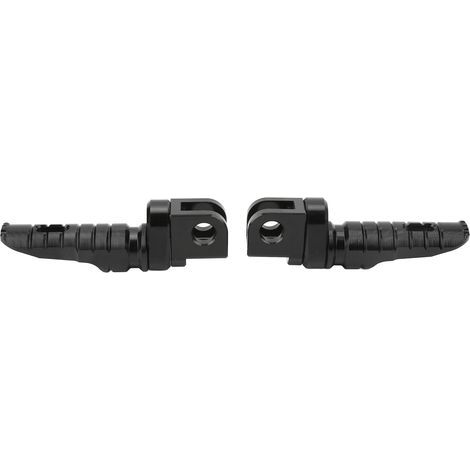 Paar Motorrad-Vorderradfußrasten, kurzer Griff, CNC-gefräst, Aluminiumlegierung T6063, Ersatz für CFMOTO 450SR 2022–2023, schwarz (1/5)