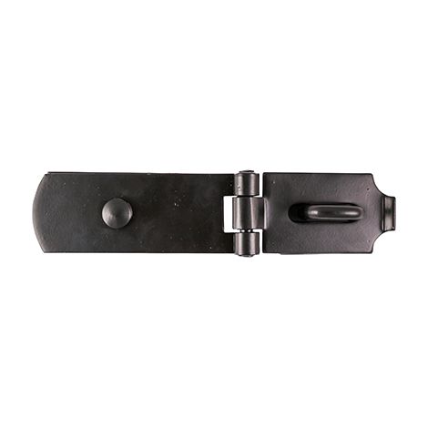 TIMCO Heavy Duty Swivel Pattern Hasp & Staple Bolt On Black - 8"