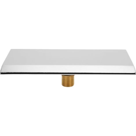 Robinet Cascade Murale G1/2 Filetage Externe Sortie d'Eau Chute d'Eau pour SPA Piscine Salle de Bain Argenté (1/5)