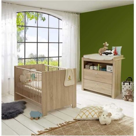 Trend-Team Modernes Babyzimmer aus Natur-Eiche (1/3)