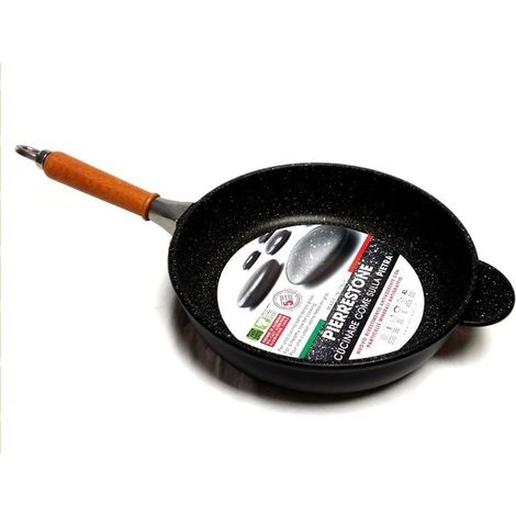 Padella alta semifonda antiaderente con manico smontabile Delizia 24 cm (1/2)