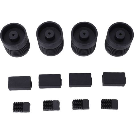 Coussinets de pieds Anti-Vibration adaptés à l'imprimante 3D Centauri Carbon, tampons absorbant les chocs, 4 brosses à buses, manchons en Silicone, 4 pièces (1/5)