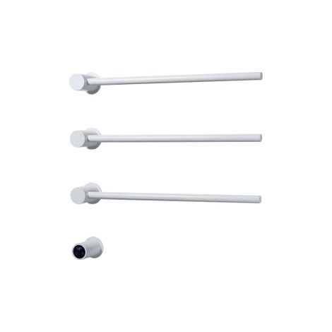 FugaFlow Eccelente Caloro Radiateur électrique pour serviettes - 52x54x13cm - 30 watts - blanc mat (1/3)