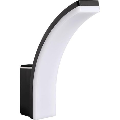 - Applique a LED - Applique da esterno - Impermeabile IP65 - Illuminazione bianca neutra 4000K - Robusto alloggiamento nero - Per facciate di giardini - 20W (1/5)