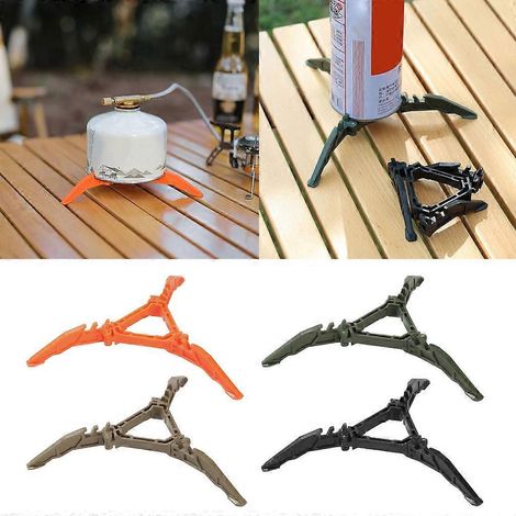 Support pour bouteilles de gaz d'extérieur, trépied pliable, accessoires de camping (1/4)
