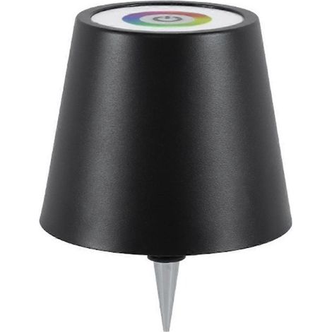 Lampe bouteille sans fil, modes RGB et abat-jour à intensité variable (3 couleurs), rechargeable, idéale pour les bars. (1/5)
