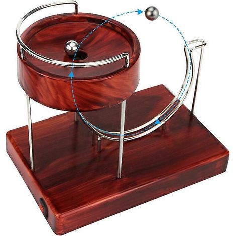 Machine à mouvement perpétuel Kinetic Art, table sauteuse, jouet en bois imitation bois-- (1/5)