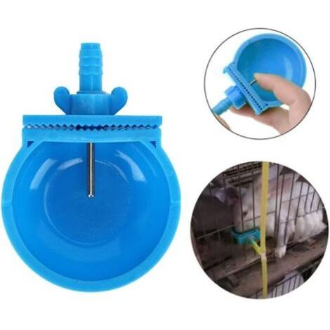10 Sets Pet Feeder, Automatic Rabbit Waterer for Rodents, Disposable and Moisture-Proof Feeding Bowl, Farm Cage Accessories (1/4)