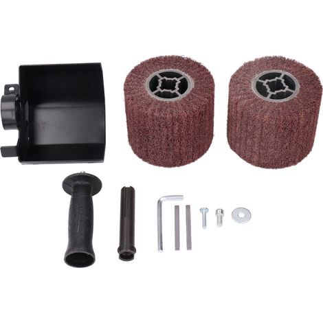 Multifunctional Hand Polishing Accessory with 2 Brush Wheels - Ideal for Metal Applications, Electric Burnishing and Wheel Polishing (1/5)