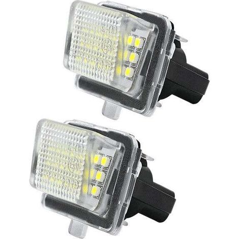 KIT LUCI TARGA A LED 2 PEZZI COMPATIBILE CON Mazda MX-5 III / Tipo NC / Anno 2005-2015 / VETRO TRASPARENTE
/ LED 6000K EFFETTO XENON / CAN-BUS, PLUG AND PLAY (1/5)