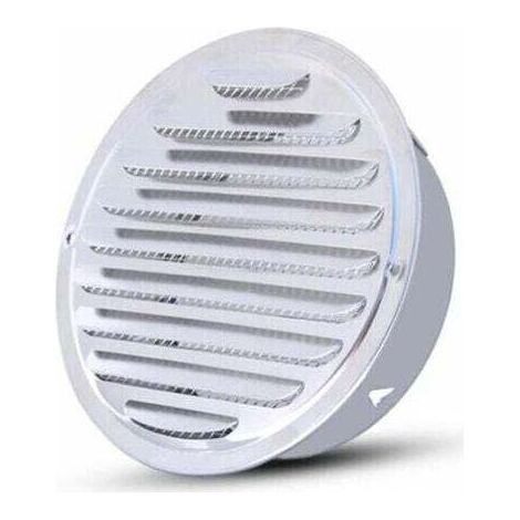 Ø 110 Mm Grille D'Aération - Ronde Grille D’Aération,Acier Inoxydable Grille D'Aération Trou,Ventilation Avec Filet, Rond Grille D'Aération De Tuyau D'Échappement (1/4)