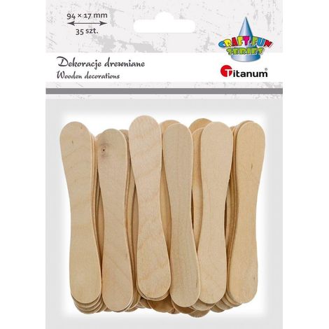 Bastoncini di legno per cucchiai 17x94mm 35pz