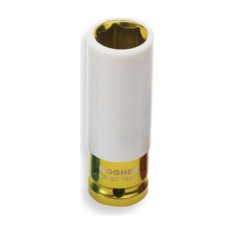 Clé à chocs hexagonale 1/2 jaune 19mm 575-19