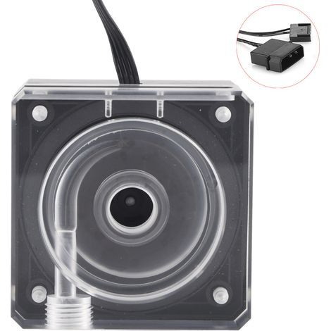 Pompe refroidissement eau ultra fine PMMA PWM – contrôle vitesse – hauteur 3m – 500L/H – épaisseur 4cm