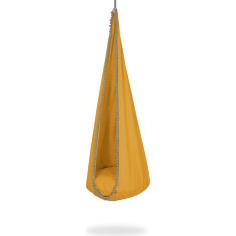 My Sweet Baby Hängende Hängematte Cocoon Swing - Senfgelb (1/5)