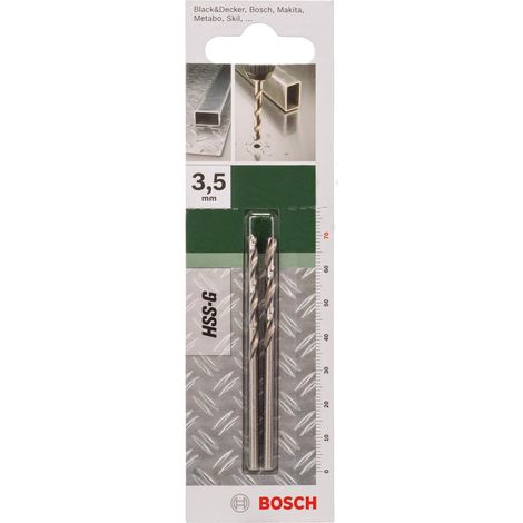 Bosch Metallbohrer HSS-G DIN 338 D= 3,5 mm L= 70 mm - 2609255040 (1/4)