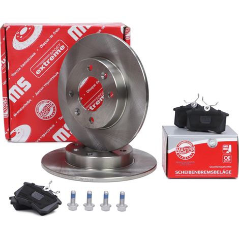 Disques et plaquettes de frein arrière pour Citroën Berlingo, C2, C3, C4, Xsara  Peugeot