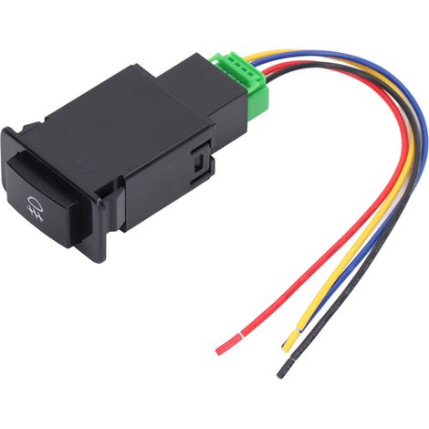 Faisceau 12V 5 broches TS‑12, interrupteur modifié pour phares antibrouillard auto, avec câble, protection IP67. (1/5)