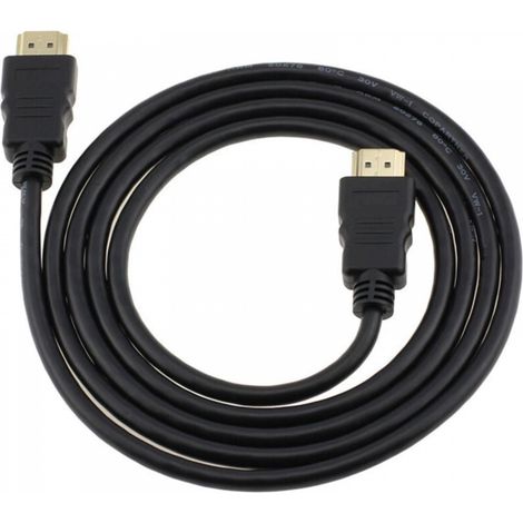 Câble Adaptateur USB vers HDMI - Convertisseur de Charge USB 2.0 Type A mâle vers HDMI mâle (Uniquement pour Le Chargement) (3 mètre Noir) (1/4)