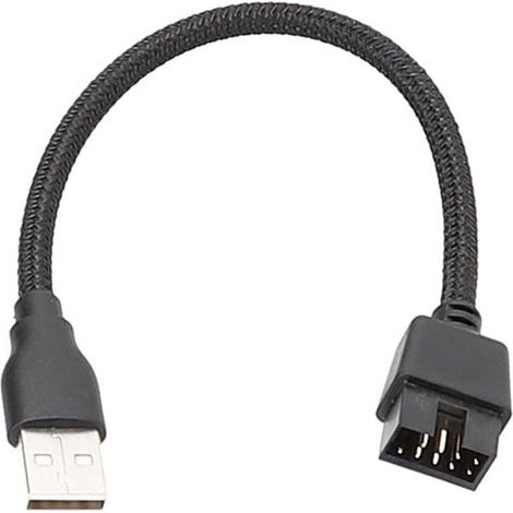 Câble extension données interne carte mère USB A vers USB 9 broches transfert rapide stable (1/5)
