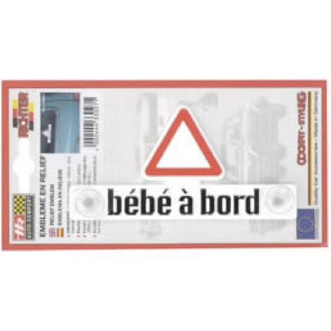 Autocollant Bebe a bord