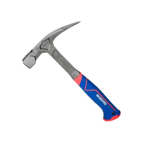 Martello Workpro monobloc hammer roofing manico ammortizzante magnetico