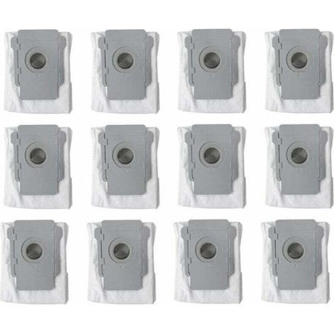 12 Packs Sacs Aspirateur Compatibles Irobot Roomba I7 I7+ S9+ 9550 (1/5)