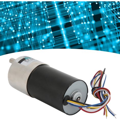XD-37GB3650+ Bürstenloser Getriebemotor mit Halterung, 24 V DC, Drehzahlvariabler bürstenloser Mikromotor, kleiner Motor 5 U/min (1/5)