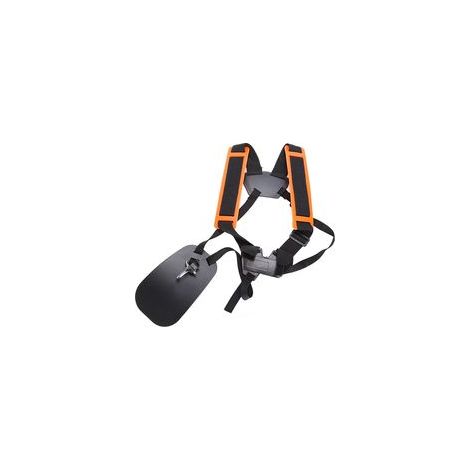 Sangle d'épaule double pour tondeuse, double bandoulière avec sangle en nylon durable, double bandoulière confortable réglable pour débroussailleuse, débroussailleuse, débroussailleuse H791 (1/4)