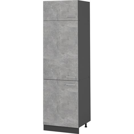 Armoire pour frigo R-Line, Béton, 60cm, Vicco (1/5)