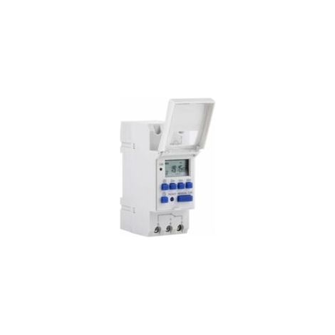 LCD Minuterie Programmateur horaire électrique hebdomadaire Numérique Timer Interrupteur 15A(220V)-Crezuo