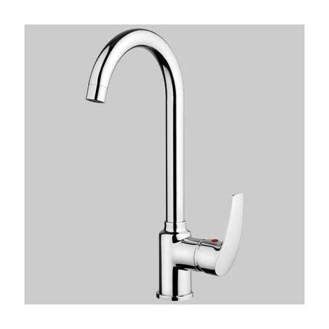 MONOCOMANDO LAVELLO CON BOCCA ALTA BERRY 2 Cromo PAINI