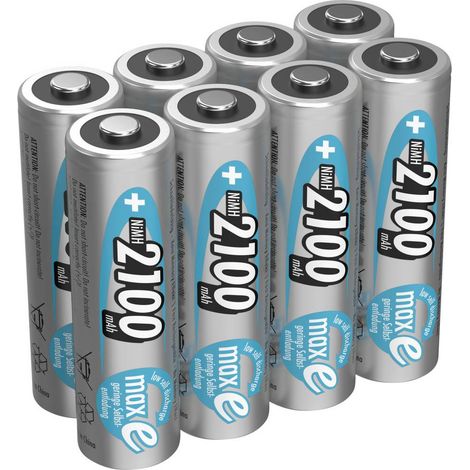 Ansmann maxE HR06 Batteria ricaricabile Stilo (AA) NiMH 2100 mAh 1.2 V 8 pz.