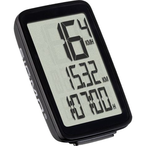 Compteur de vélo Sigma BC PURE 1 BLACK transmission par câble