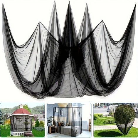 Housse de protection pour plantes de jardin – Moustiquaire, barrière protectrice, enclos en maille pour terrasse – 2,42 x 6 m (1/5)