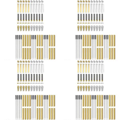 Kits de stylos pour tournage sur bois, lot de 40 stylos fins de qualité supérieure, fournitures pour le tournage sur tour, kit de stylos à spirale pour le bricolage (1/5)