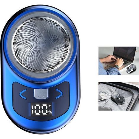 Rasoir électrique 3W rasoir intelligent avec affichage numérique, compact, étanche (1/5)
