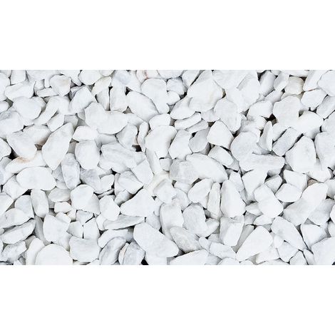 Splitt Bianco Carrara 8 - 12 mm weiß 25 kg Kies & Splitt