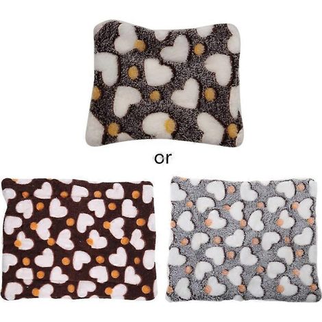 Nid douillet en coton pour hamster, remplissage maison, matelas chaud et moelleux pour l’hiver, taille L, marron foncé.