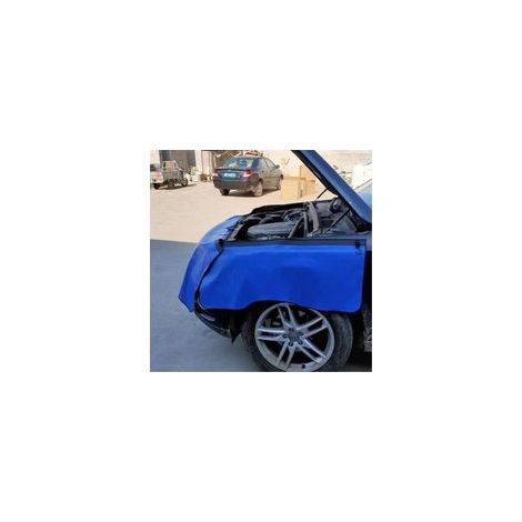 CCYKXA (Bleu)3 Pièce Automobile Couverture Magnétique étanche avec Crochets Mécanicien Tapis de Protection Carrosserie Aile Fender de Voiture Lot pour Entretien Véhicules Perso, Bricolage Amateur (1/5)
