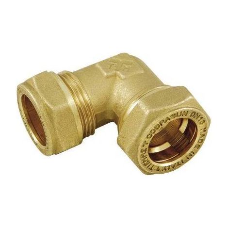 RACCORDO CURVO DOPPIO INOX-RAME COBRASUN Misura: DN 12 x 15