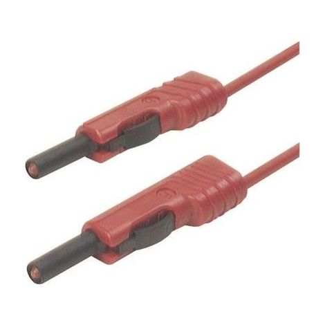 SKS Hirschmann 973646101 Cable de medida rojo 1 m