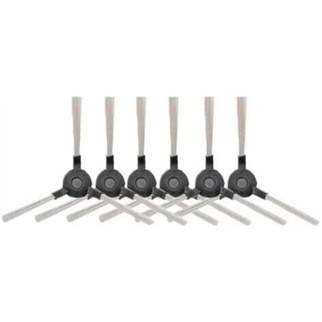 6 side brushes for robot vacuum cleaners, compatible with Amibot Pure, Pulse and Prime, AMIBOT Prime H2O, AMIBOT Pure H2O, TRIMEC