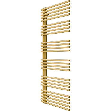 SCHÖNER WOHNEN-Kollektion Design-Heizkörper CELIA, 151 x 60 cm, Mattgold, Mittelanschluss