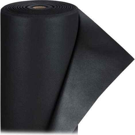 Toile anti-mauvaises herbes noire 220 g/m² (1/5)