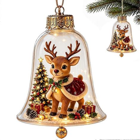 Christmas Story Ornament - Glowing Scene Decor Creates a Magical Holiday Display (1/5)
